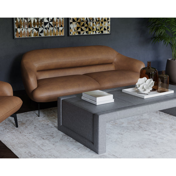 Armani Sofa - Cognac Leather