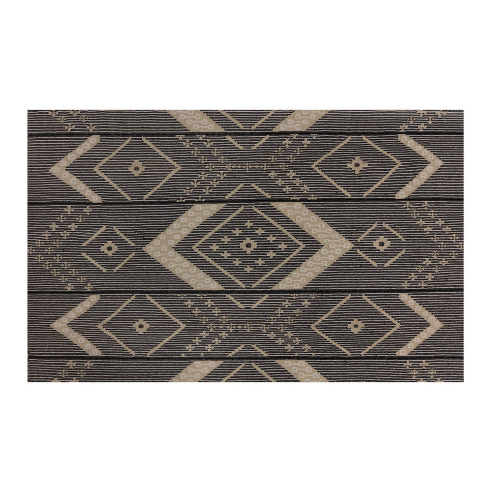 Asana Hand Woven Rug - Black / Tan - 9' X 12'