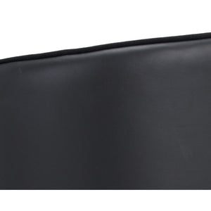 Asher Dining Armchair - Abbington Black / Napa Black