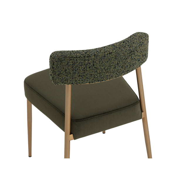 Ashwin Stackable Dining Chair - Kona Backwoods / Noah Meadow