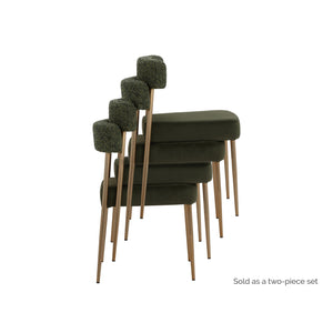 Ashwin Stackable Dining Chair - Kona Backwoods / Noah Meadow