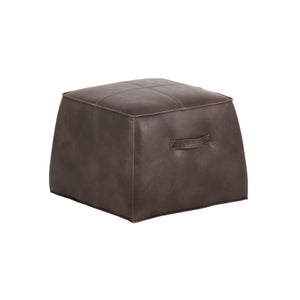Aspen Ottoman - Havana Dark Brown