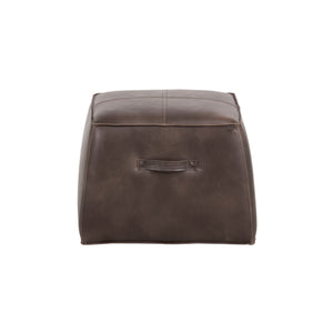 Aspen Ottoman - Havana Dark Brown