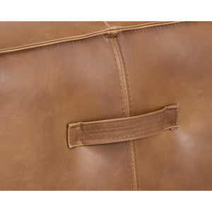 Aspen Ottoman - Tobacco Tan