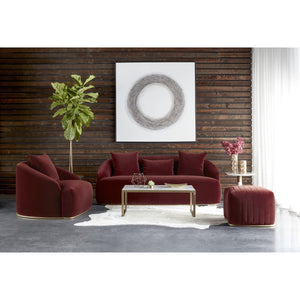 Astrid Armchair - Merlot
