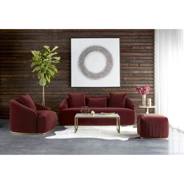 Astrid Armchair - Merlot