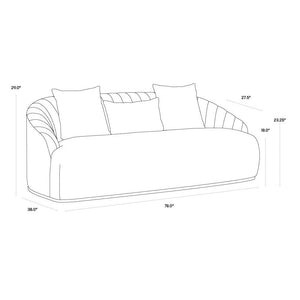 Astrid Sofa - Polo Club Stone