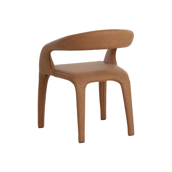 Atika Dining Armchair - Milliken Cognac