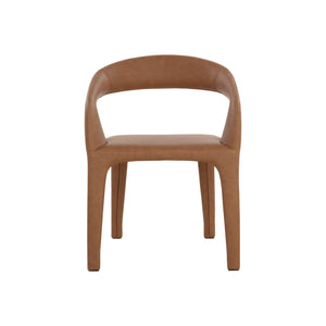 Atika Dining Armchair - Milliken Cognac