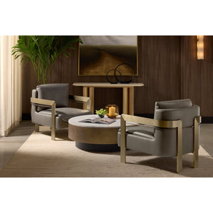 Autumn Silence - 48" X 48" - Gold Floater Frame