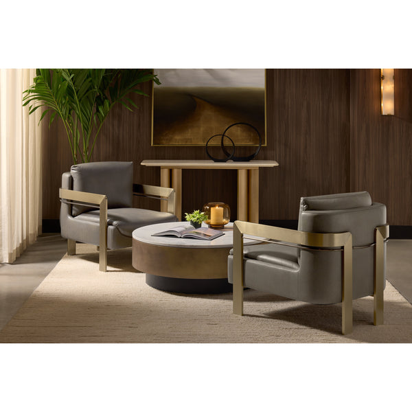 Autumn Silence - 48" X 48" - Gold Floater Frame