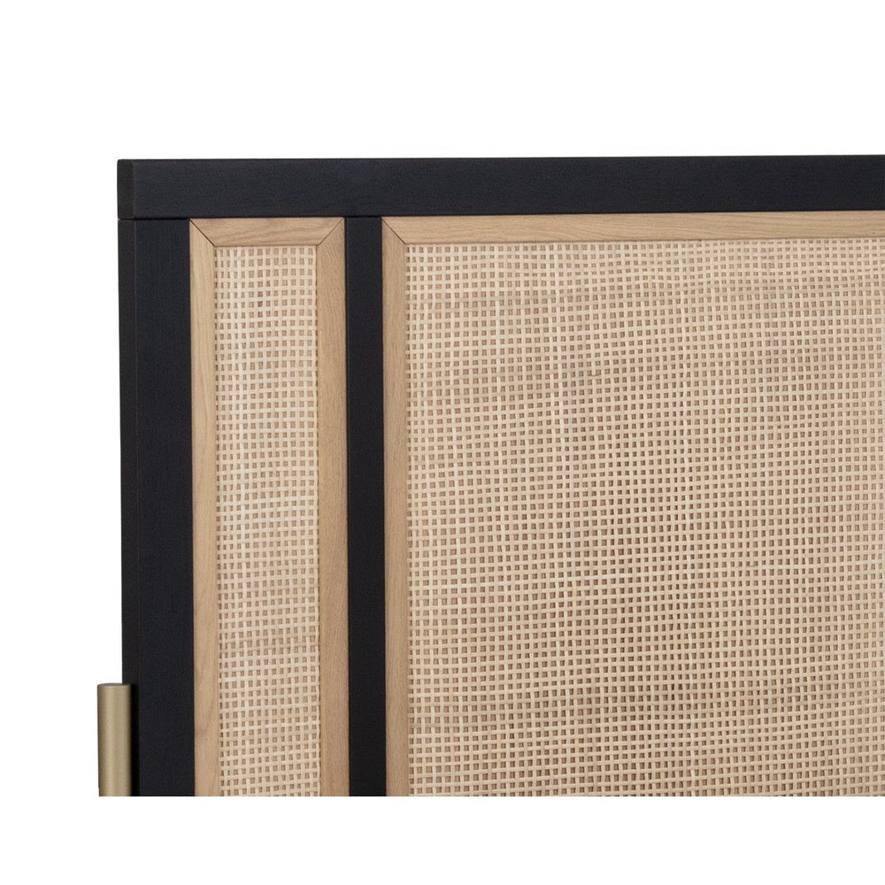 Avida Bed King - Gold - Black/Natural