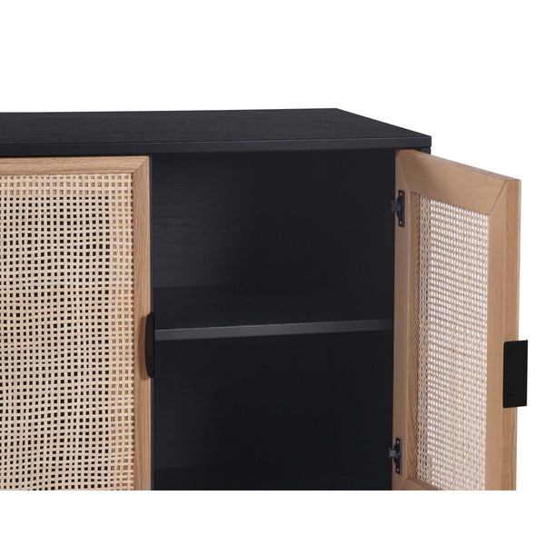 Avida Sideboard Small - Gold - Black/Natural