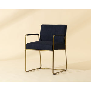 Balford Dining Armchair - Arena Navy