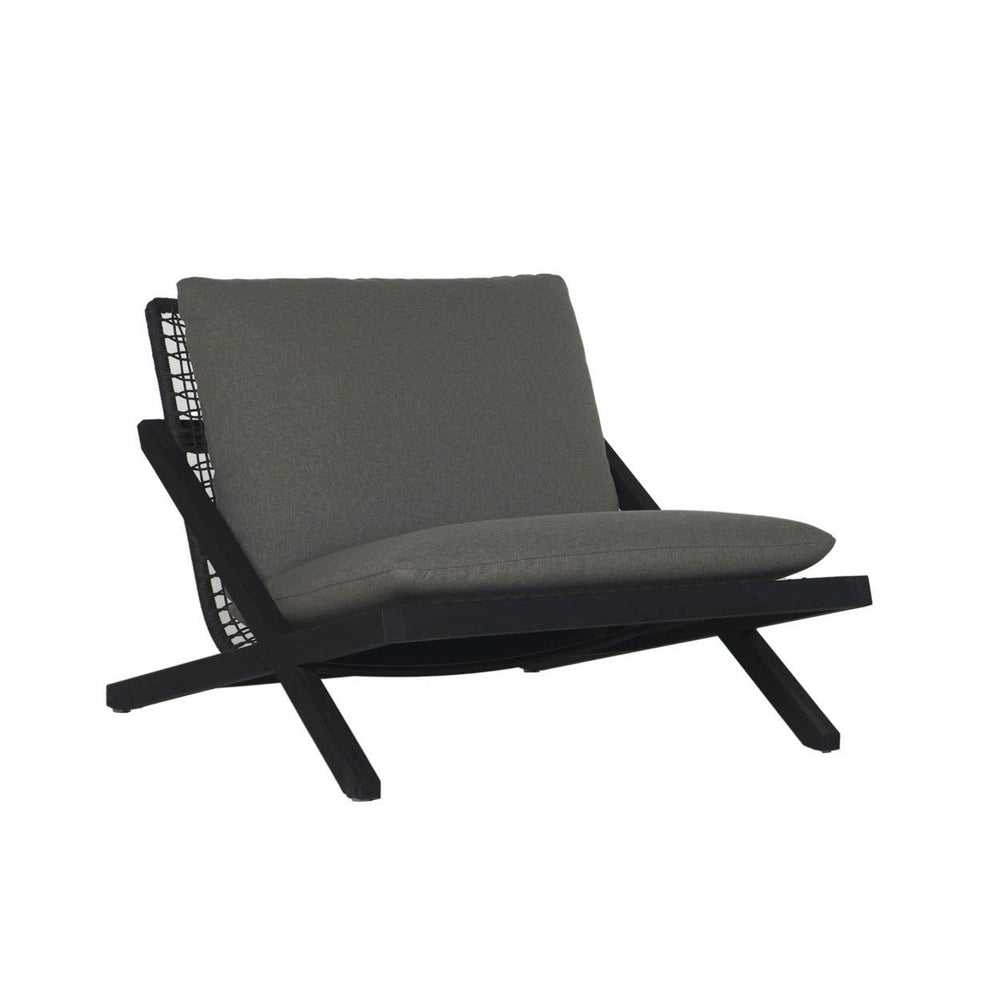 Bari Lounge Chair - Charcoal - Gracebay Grey