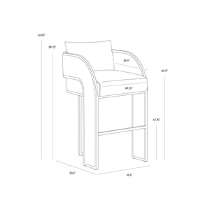 Baz Barstool - Napa Black