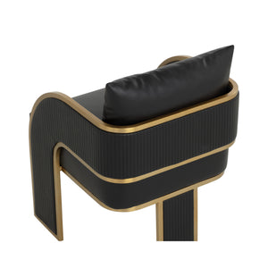 Baz Dining Armchair - Napa Black