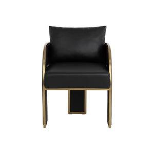 Baz Dining Armchair - Napa Black