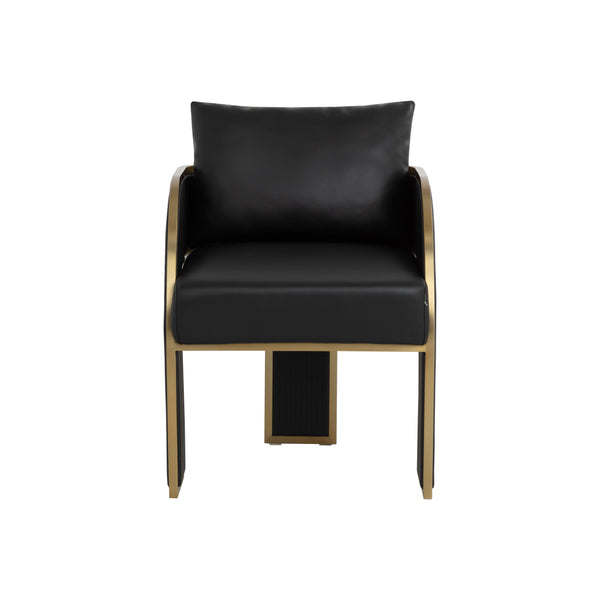 Baz Dining Armchair - Napa Black