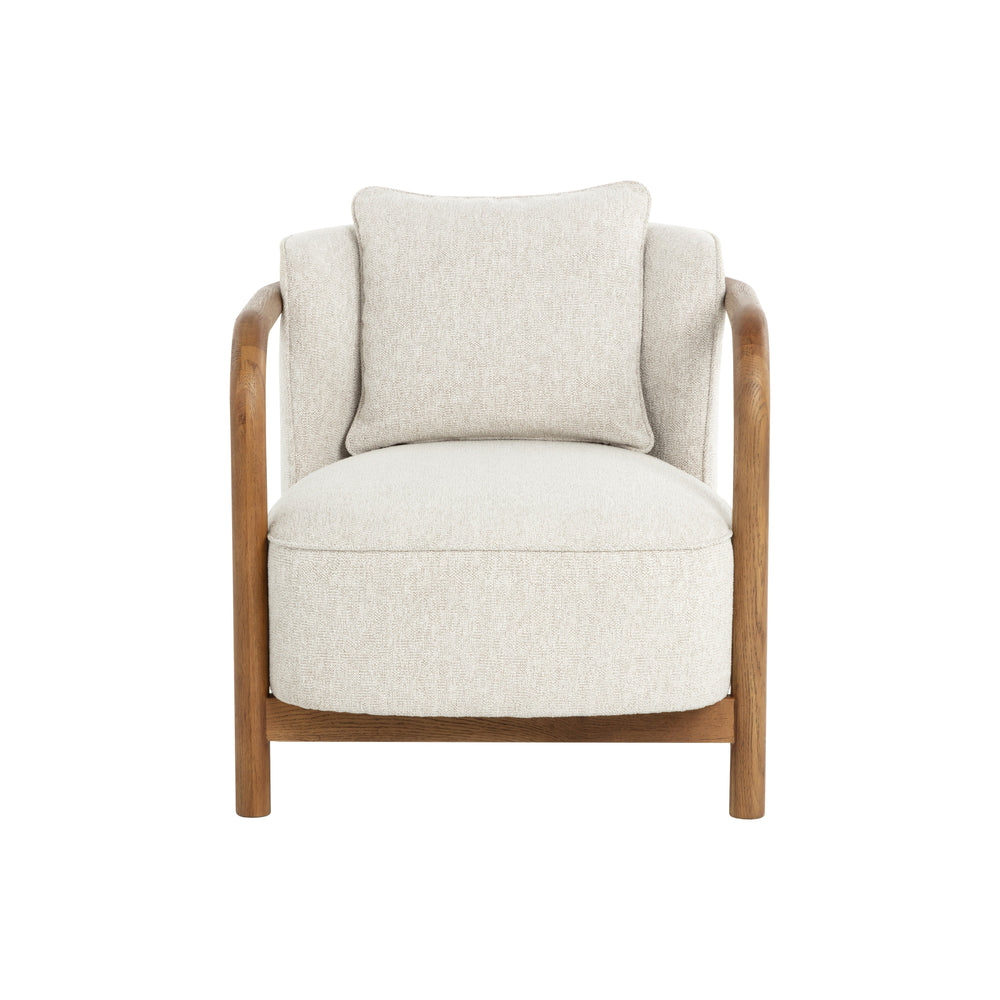 Beatrice Lounge Chair - Dove Cream