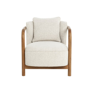 Beatrice Lounge Chair - Dove Cream