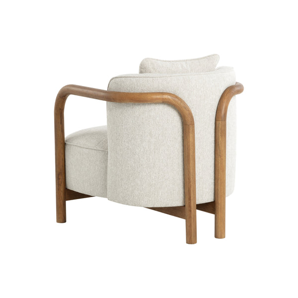 Beatrice Lounge Chair - Dove Cream