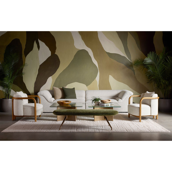 Beatrice Lounge Chair - Dove Cream