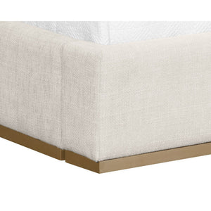 Beckham Bed King - Chacha Cream