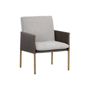 Bellevue Lounge Chair - Belfast Heather Grey / Bravo Ash