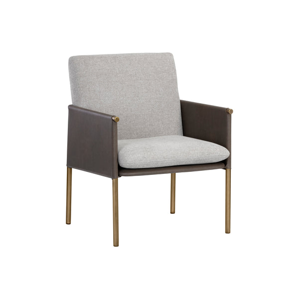 Bellevue Lounge Chair - Belfast Heather Grey / Bravo Ash