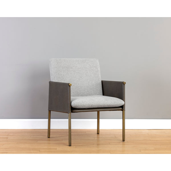 Bellevue Lounge Chair - Belfast Heather Grey / Bravo Ash