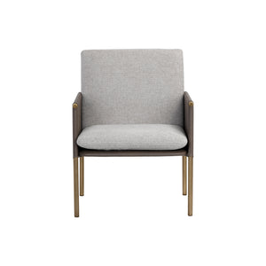 Bellevue Lounge Chair - Belfast Heather Grey / Bravo Ash