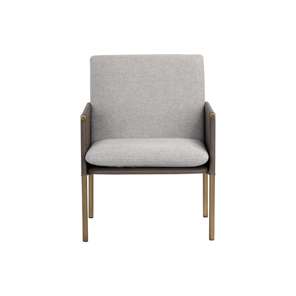 Bellevue Lounge Chair - Belfast Heather Grey / Bravo Ash