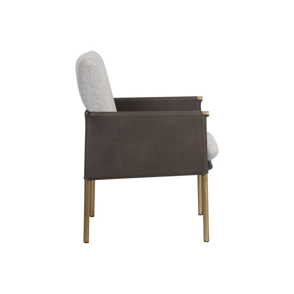 Bellevue Lounge Chair - Belfast Heather Grey / Bravo Ash