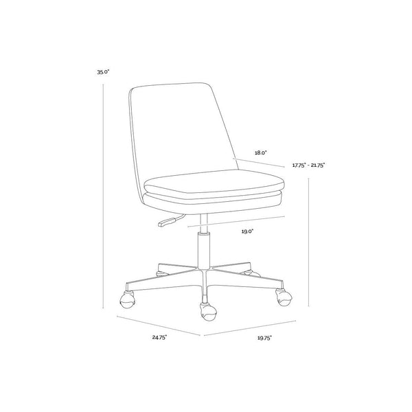 Berget Office Chair - Bergen Olive