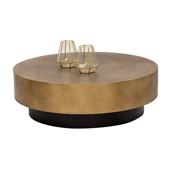 Bernaby Coffee Table - Antique Brass
