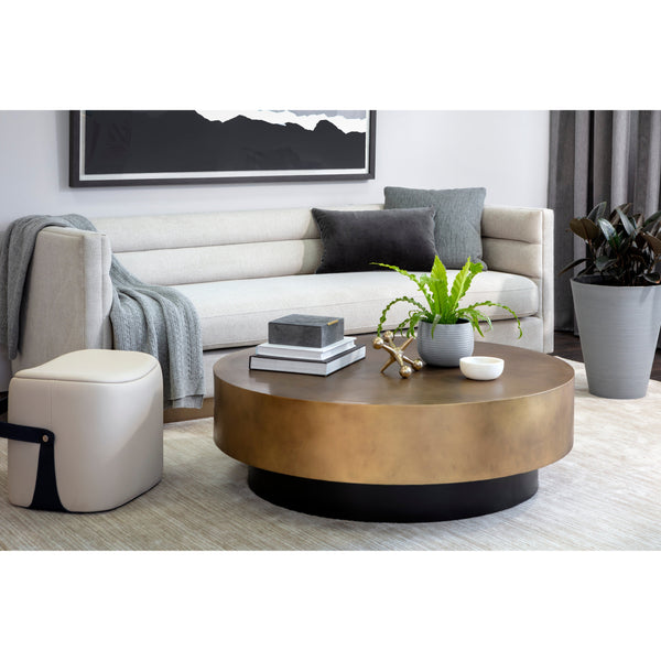 Bernaby Coffee Table - Antique Brass