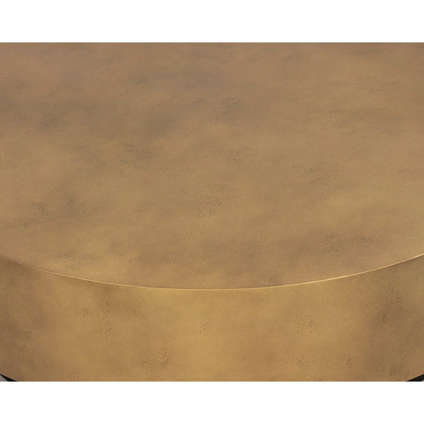 Bernaby Coffee Table - Antique Brass