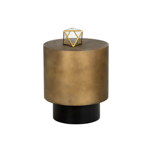 Bernaby End Table - Antique Brass