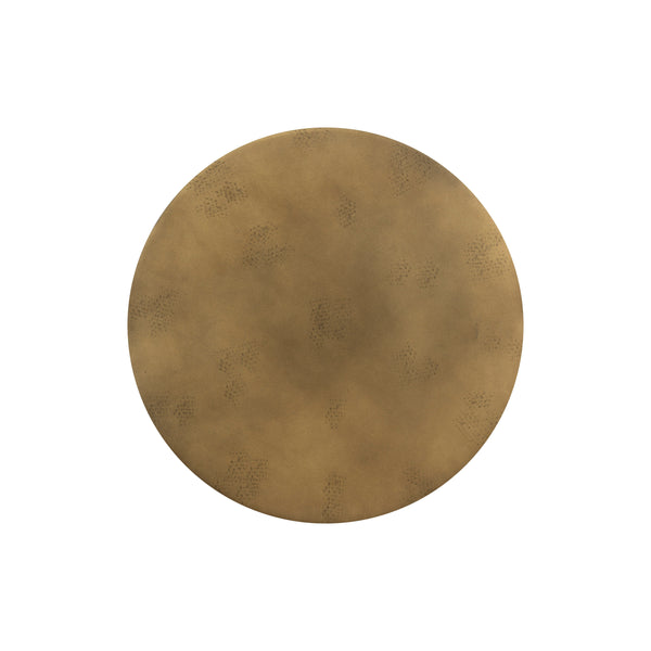 Bernaby End Table - Antique Brass