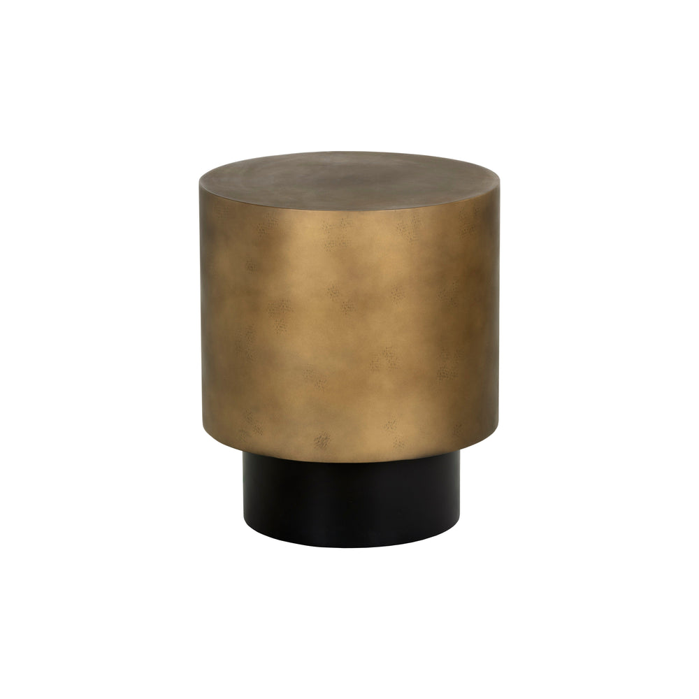 Bernaby End Table - Antique Brass