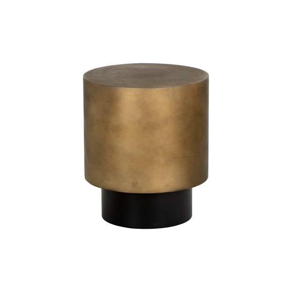 Bernaby End Table - Antique Brass