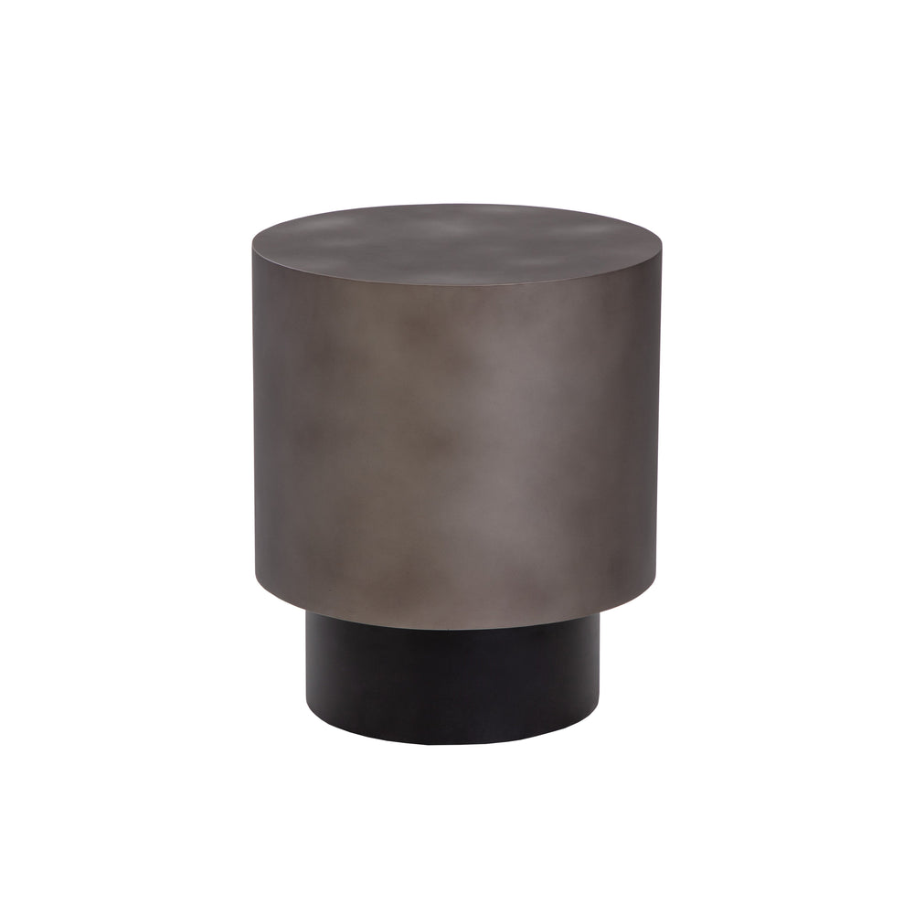 Bernaby End Table - Gunmetal