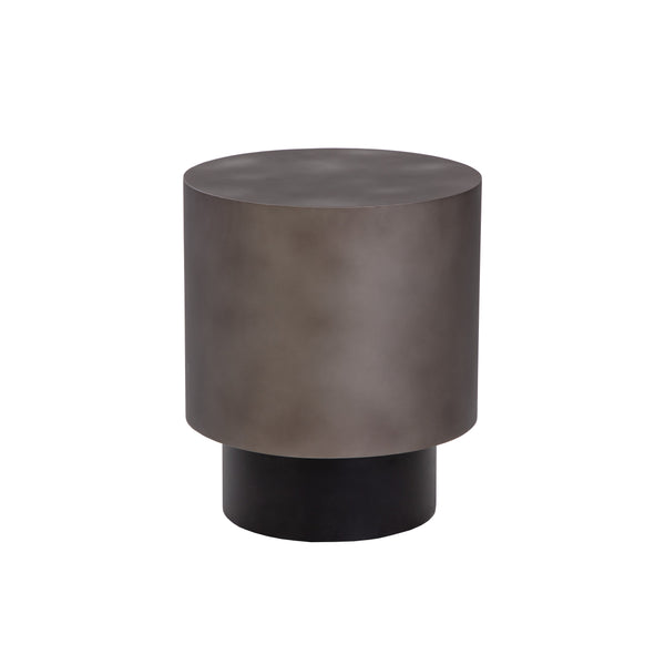 Bernaby End Table - Gunmetal