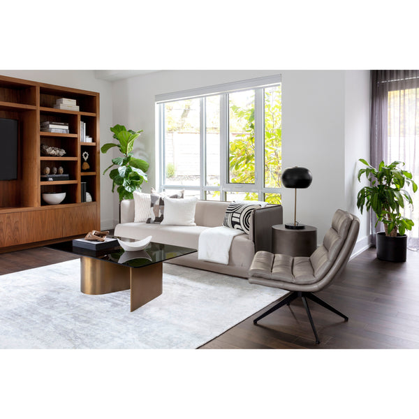 Bernaby End Table - Gunmetal