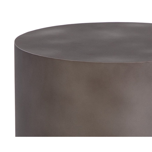 Bernaby End Table - Gunmetal