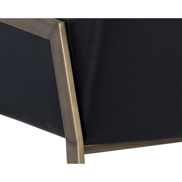 Bernadette Dining Armchair - Bravo Black