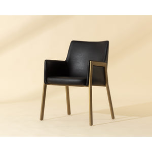 Bernadette Dining Armchair - Bravo Black