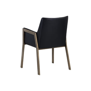 Bernadette Dining Armchair - Bravo Black