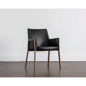 Bernadette Dining Armchair - Bravo Black